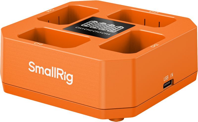 SmallRig 5749 Četru kanālu kameras akumulatora
