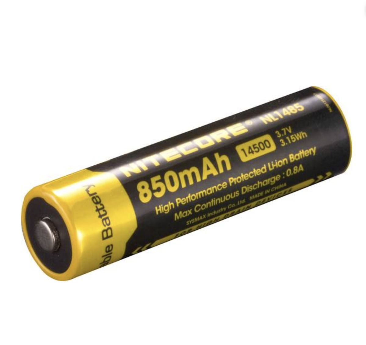 Nitecore 14500 Li-ion NL1485 akumulators 3