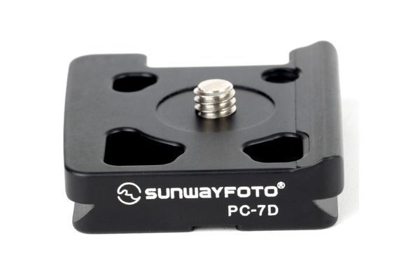 Sunwayfoto PC-7D plāksne paredzēta Canon 7D