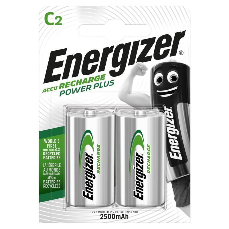 Energizer Rech C 2500mAh 2 pak