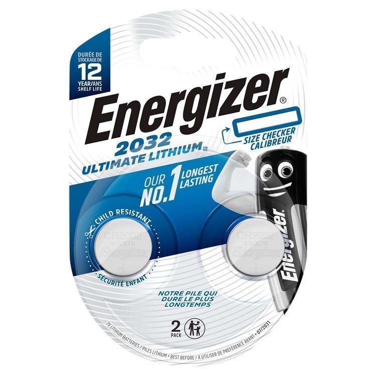 Energizer Ultimate Lithium CR2032 baterijas, 2