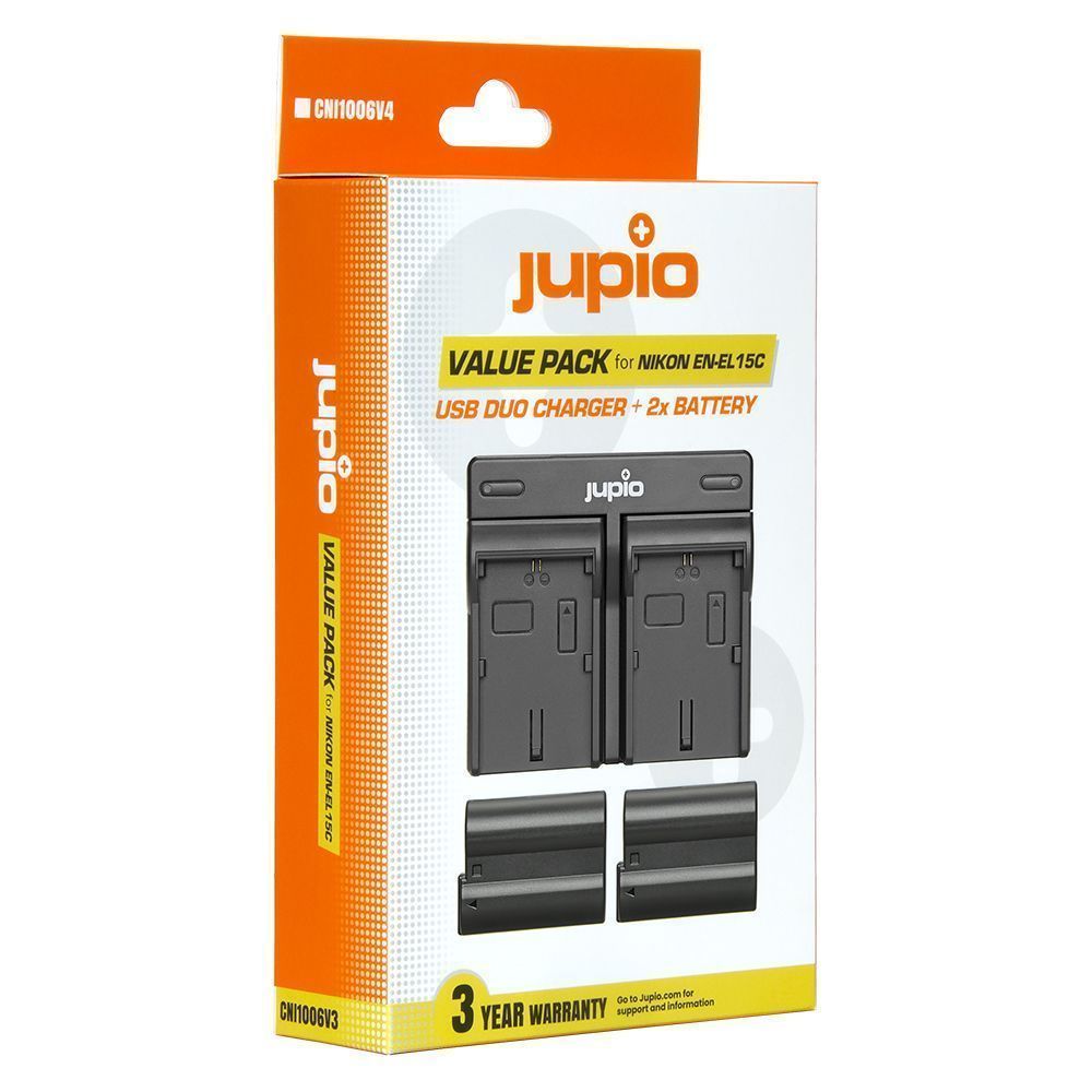 Nikon Jupio komplekts: 2x EN-EL15C 2100mAh