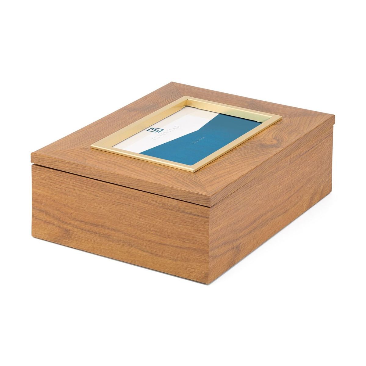 Zilverstad photo box Marseille 15x10 brown/gold