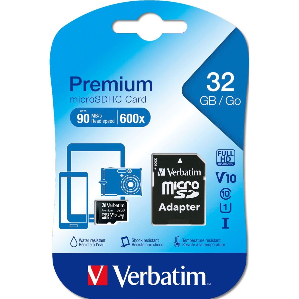 Verbatim microSDHC 32GB Class 10 UHS-I
