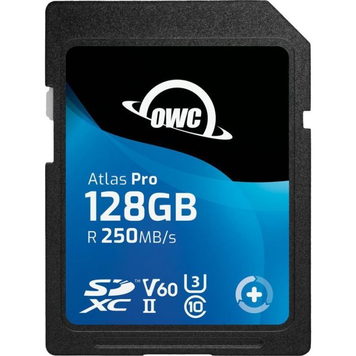 OWC SD Atlas Pro SDXC atmiņas karte UHS-II R250/W130 (V60) 128GB