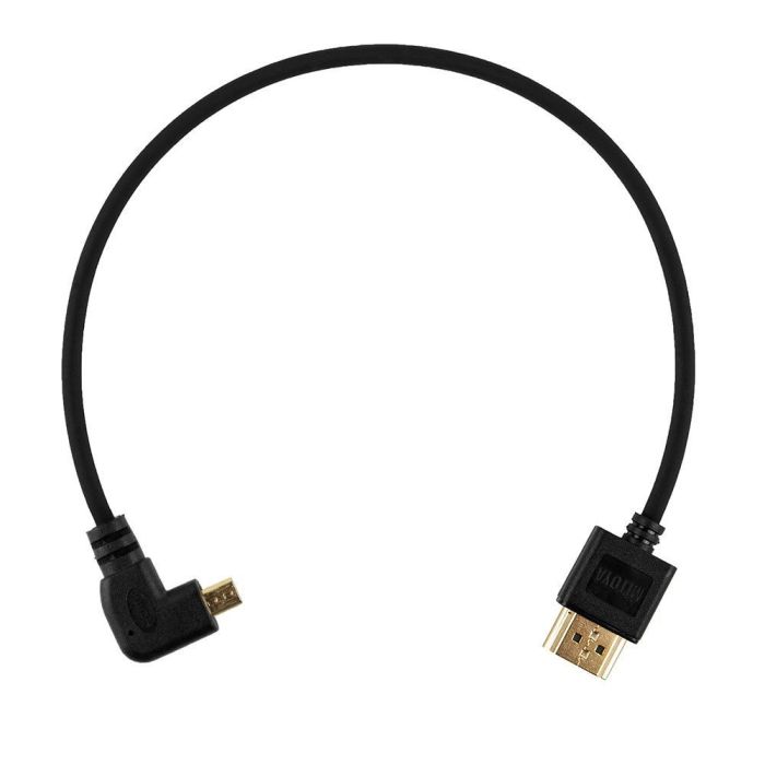 Mitoya leņķa HDMI uz Micro HDMI [Right] 30cm kabelis