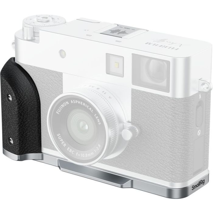 SmallRig 5216 L-Shaped Mount Plate ar silikona rokturi paredzēta FUJIFILM X half Silver