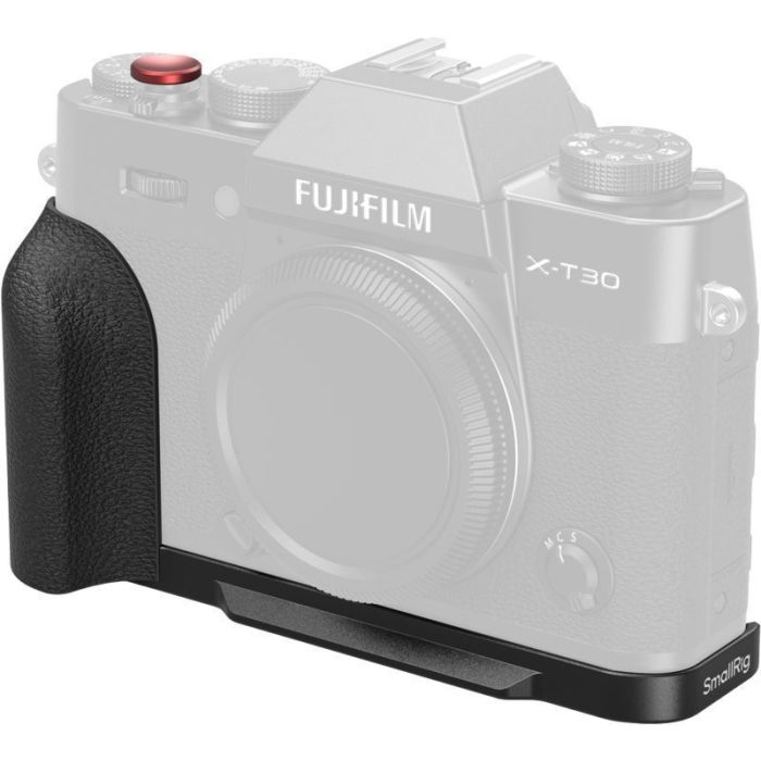SmallRig 5663 L formas montāžas plāksne ar silikona rokturi FUJIFILM X-T30 / T30 II / T30 III melns