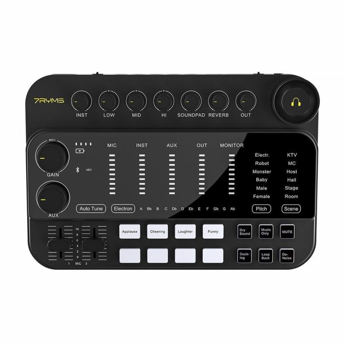 7Ryms 7Caster SE2 audio interfeiss - XLR / 3,5mm / 6,35mm ligzda / Bluetooth