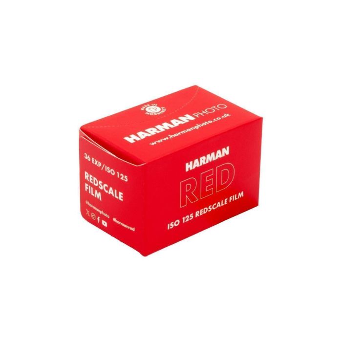 Harman Red ISO 125/36 C41 sarkanās skalas filma