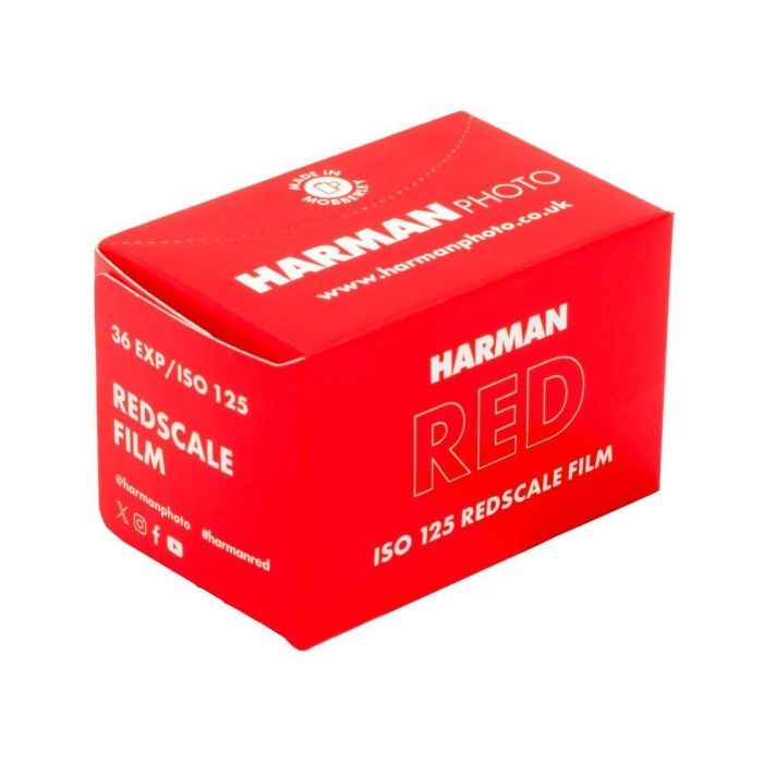 Harman Red ISO 125/120 C41 sarkanās skalas filma