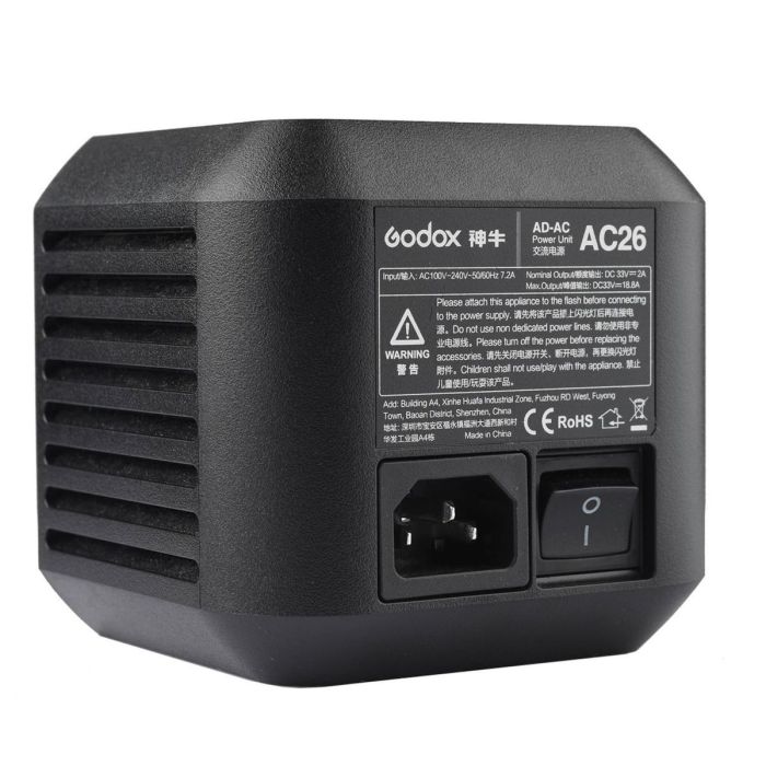 Godox AD600PRO AC Power Adapter for AD600 Flash Units