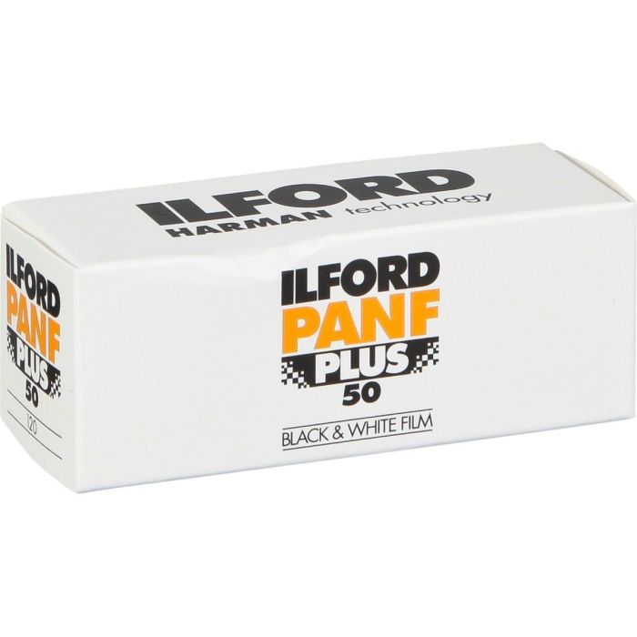 Ilford Pan F plus 120 melnbaltā filma