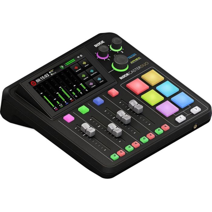 Rode RodeCaster Duo podkāstu producēšanas pults
