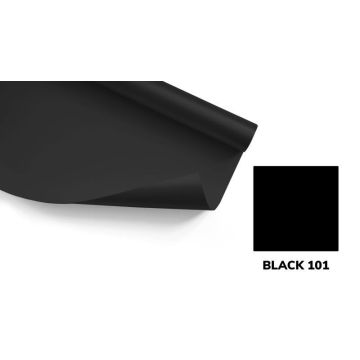 BD Backgrounds papīra fons 1,35x11m Black