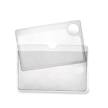 Carson Pocket Magnifier WM-01 2.5x Credit Card Size Magnifier with 6x Spot Lens