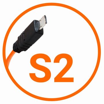 Miops kameras savienojuma kabelis Sony S2, oranžs