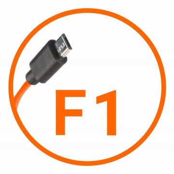 Miops kameras savienojuma kabelis Fujifilm F1, oranžs