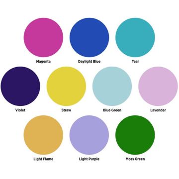 Westcott gēlu komplekts 1: radošas krāsas, paredzēts Optical Spot by Lindsay Adler, 10 gab.