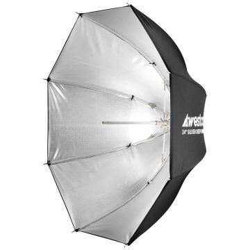 Westcott Deep Umbrella 24" Silver Bounce