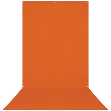 Westcott X Drop neburzīgs fons ar pāreju uz grīdu (5' x 12'), tīģeroranžs