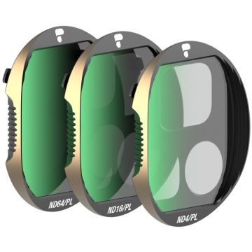 PolarPro Mavic 4 Pro Vivid ND/PL Filtru Komplekts [ND4/PL, ND16/PL, ND64/PL]