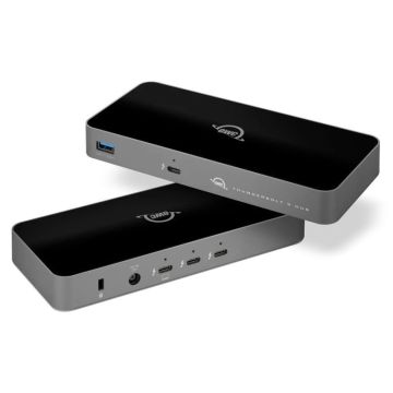 OWC Thunderbolt Hub ar 5 Portiem, Thunderbolt 5 (USB-C) porti uz Mac, PC vai iPad Pro