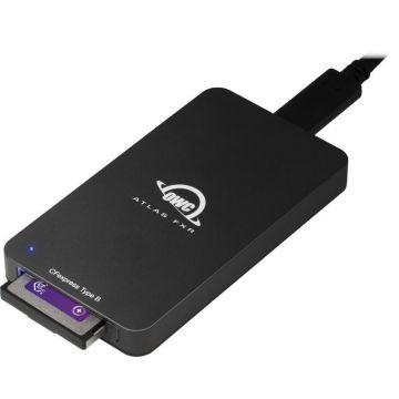 OWC karšu lasītājs Atlas FXR Thunderbolt + USB CFexpress B tips
