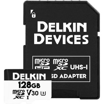 Delkin microSDXC Trail Cam Hyperspeed R100/W75 (V30) 128GB