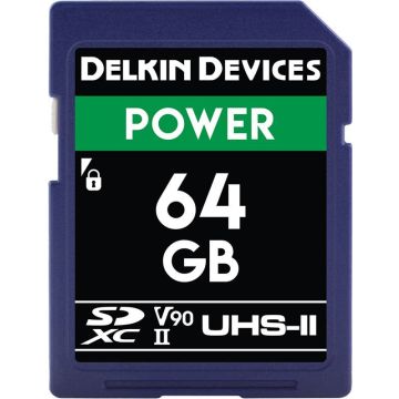 Delkin SDXC Jauda 2000X UHS-II U3 (V90) R300/W250 64GB