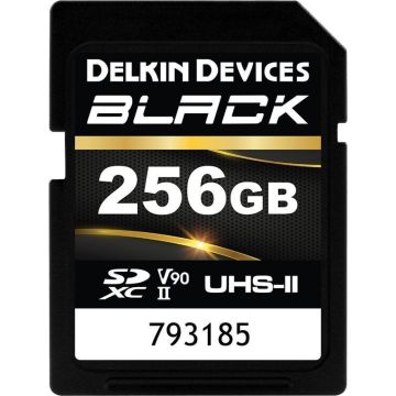 Delkin SDXC BLACK Rugged UHS-II R300/W250 (V90) 256GB (jauns)