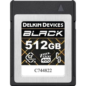 Delkin CFexpress 4.0 BLACK | Type B | R3600/W3200 (VPG400) 512GB