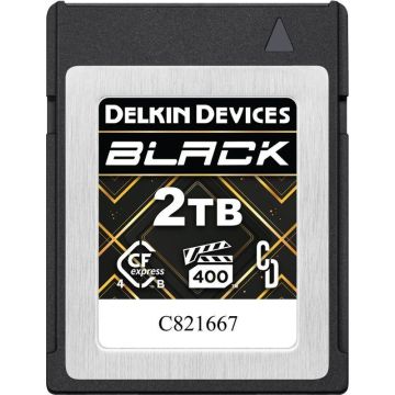 Delkin CFexpress 4.0 BLACK | Type B | R3700/W3220 (VPG400) 2TB