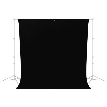 Westcott neburzīgs fons 2,7m x 3m, melns