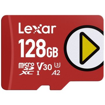 Lexar microSDXC PLAY UHS-I/A2/U3 R205/W140 (V30) 128GB