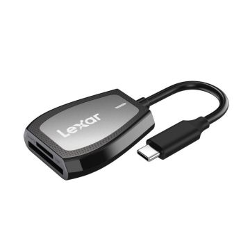 Lexar Karšu Lasītājs SD & microSD (LRW470U) UHS-II Divslota Lasītājs (USB-C)