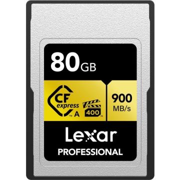 Lexar CFexpress Pro Gold, VPG400, R900/W800 (Type A) 80GB