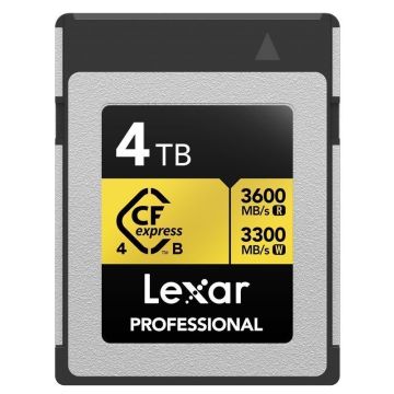 Lexar CFexpress 4.0 Pro Gold R3600/W3300 4TB