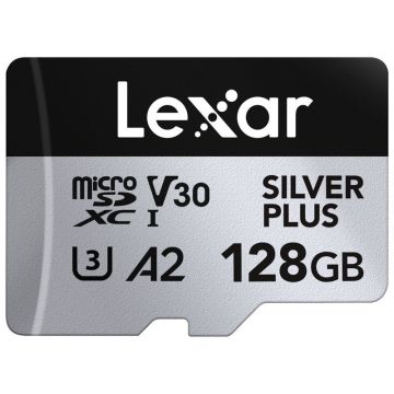 Lexar microSDXC Silver Plus 1066x UHS-I/U3/A2/4K R205/W150 (V30) 128GB