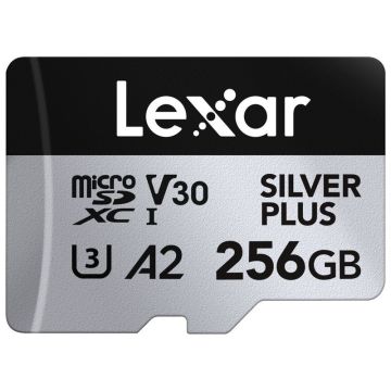 Lexar microSDXC Silver Plus 1066x UHS-I/U3/A2/4K R205/W150 (V30) 256GB
