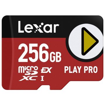 Lexar microSDXC Express PLAY Pro Express 7.1, R900/W600 C10 U3 UHS-I (V30) 256GB
