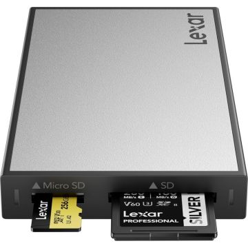 Lexar Professional Workflow USB 3.2 Gen2 lasītājs, UHS-I/UHS-II, atbalsta SD/MicroSD