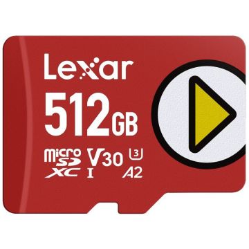 Lexar microSDXC PLAY UHS-I/A2/U3 R205/W140 (V30) 512GB