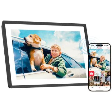 Lexar I Pexar digitālais foto rāmis I 10.1 collas (melns) paplašināms ar 32GB SD karti vai USB zibatmiņu