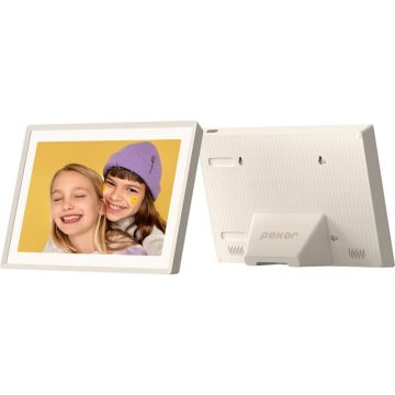 Lexar Pexar digitālais foto rāmis 11 collas, 2K, WiFi, iebūvēti 32GB, smilškrāsas