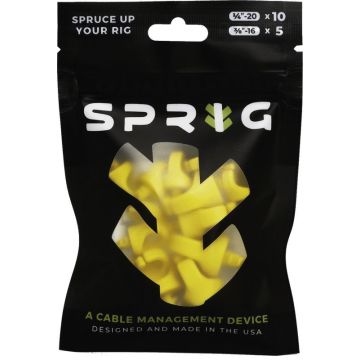 Sprig Yellow vērtības pakotne 10x 1/4" Sprigs + 5x 3/8" Big Sprigs