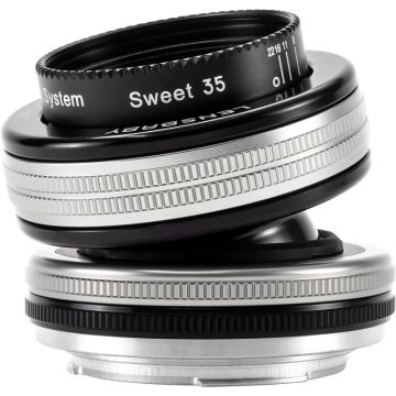 Lensbaby Composer Pro II ar Sweet 35 optiku Canon EF