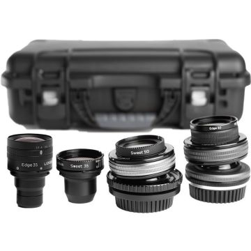 Lensbaby Movie Maker's Kit III ar PL stiprinājumu un Canon EF stiprinājumu
