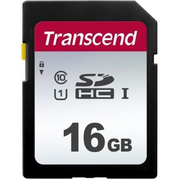 Transcend 16GB SDHC Class 10 UHS-I U1 atmiņas karte (R 95MB/s W 10MB/s)