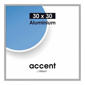 Nielsen Accent foto rāmis 30x30cm, spīdīga sudraba (54123)